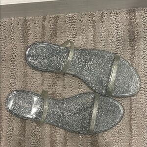 Size 11 stuart weirzman jelly sandal